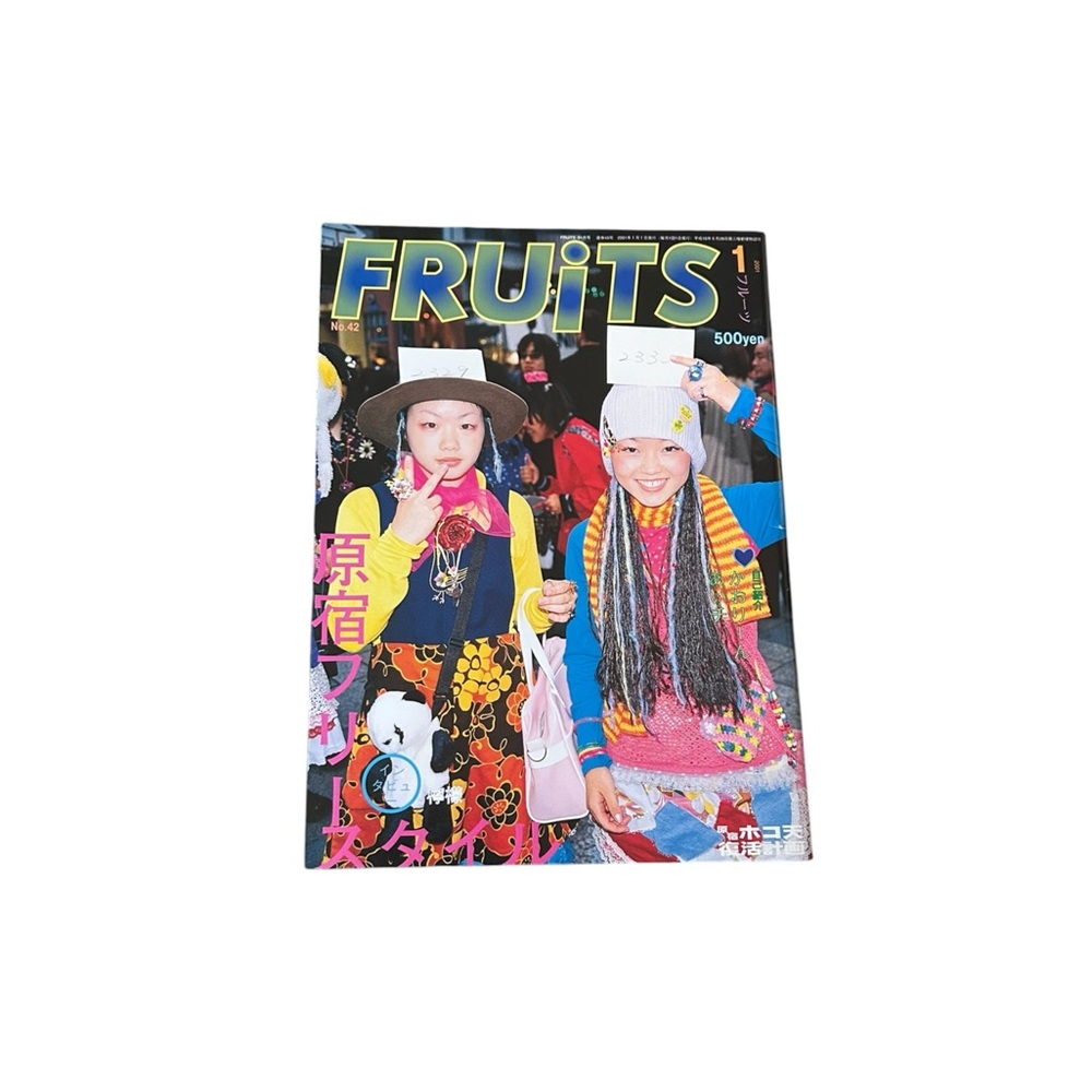 Vintage FRUiTS Magazine No 42 January 2001 Y2K Japanese Harajuku Street Fashion